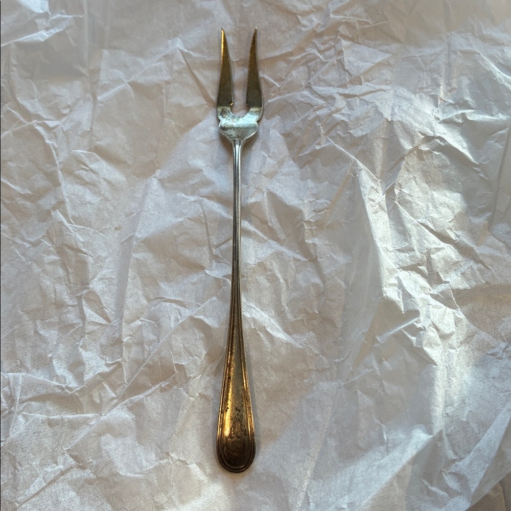 Birks Sterling Two Pronged Pickle Fork